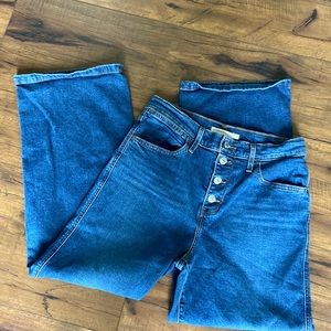 Levi’s Mile High Cropped Wide Leg Jeans!